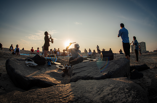 Sara Stadtmiller, MuEr: Wood Ear/ Eye Bait I