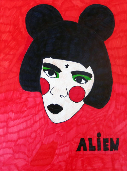 Yali Romagoza, Drawing my way out of a corner (Alien)