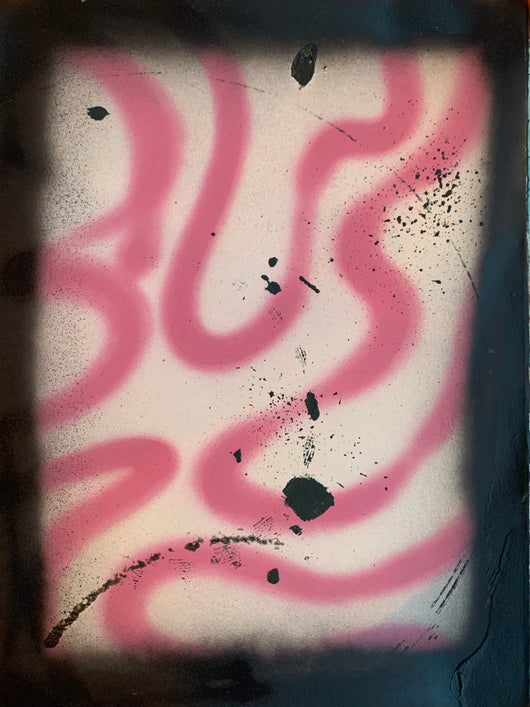 Maps Glover, Black border over Pink Matter