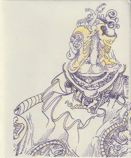 Adam Griffiths, Ink drawing portfolio 'zine (signed)