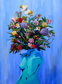 Haley McKey, Bouquet Head In Blue