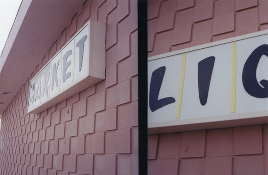Cynthia Connolly, Liquor Store and Market, 29 Palms, California, 3-2000 (E-Z U-Frame-It series)