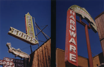 Cynthia Connolly, Neon Signs, Lone Pine, CA 3-21-2000 (E-Z U-Frame-It series)