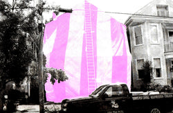 Electra Pelias, birthdays are scary (pink termite tent)