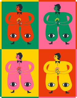 C.S. Corbin, The Milkmen with Flowers