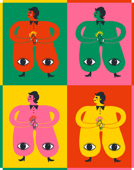 C.S. Corbin, The Milkmen with Flowers