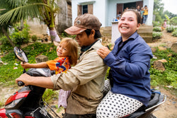 Hatnim Lee, Family from Raglay ancestry on motorbike