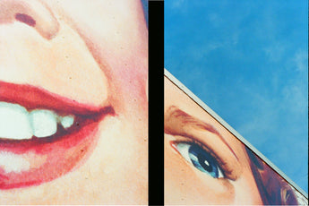 Cynthia Connolly, Lips and Eye, Side of Truck, Miami, Florida, 5-9-2014 (E-Z U-Frame-It series)