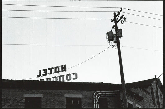Cynthia Connolly, Hotel Congress, Tucson, Arizona 2-5-97 (Letters on Top of Buildings Grab Bag series)