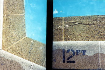 Cynthia Connolly, Pool at Historic Timberline Lodge, Mt Hood, OR, 7-29-00 (E-Z U-Frame-It series)